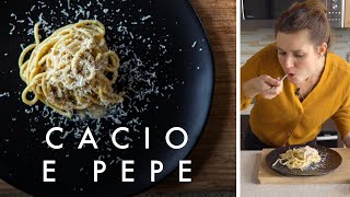 Make Perfect Cacio E Pepe  Chef Sasha [upl. by Nicolette]