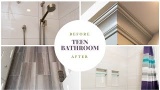 Teen Bathroom Makeover [upl. by Odranar]