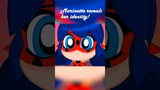 Ladybug Reveals her identity to Cat Noir  Miraculous Chibi version [upl. by Kenric134]