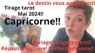 Tirage tarot Mai 2024 pour le Capricorne [upl. by Ellenohs726]