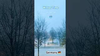 Snowing  Germany Winter timesnow germany winter r [upl. by Nowujalo]