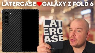 Galaxy Z Fold 6 Latercase Aramid Fiber Review Unbox Therapy Case [upl. by Roxy]