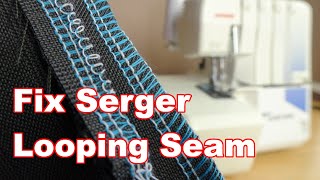 Loopy Seams Serger  Fixed  Some Common Issues Covered  Overlocker [upl. by Nennarb]