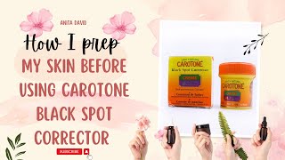 how to use carotone black spot corrector how to use carotone cream correctly [upl. by Eca]