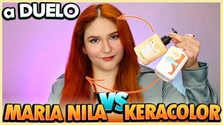 Cabello Cobrizo  KERACOLOR COPPER vs MARIA NILA [upl. by Ynafetse]