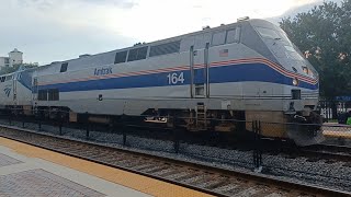 Amtrak 164 Phase IV And SunRail in Kissimmee FL [upl. by Goldarina]