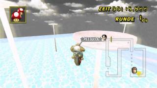 MKWii TAS  Icy Shroom Road  first lap  52028 [upl. by Feola]