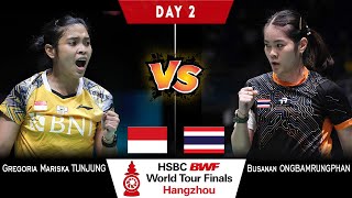 Gregoria Mariska Tunjung vs Busanan Ongbamrungphan Badminton WTF2024  Day 2 [upl. by Aciamaj746]