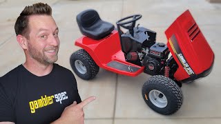 My PREDATOR 212 Swapped FULL SUSPENSION Lawn Mower [upl. by Ayekram]