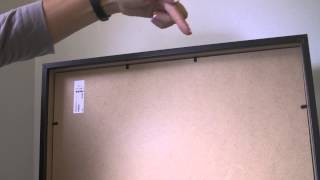 How to Hang Pictures Without Wire  Getting Crafty [upl. by Nay]