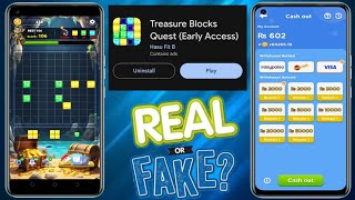 Treasure Blocks Quest Real Or Fake  Treasure Blocks Quest Withdrawal  Treasure Blocks Quest App [upl. by Scheider546]