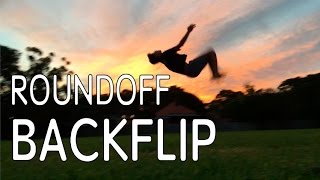 Learning to Roundoff Backflip In 1 Day [upl. by Fairweather]