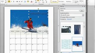 How to make a Calendar using Microsoft word 2010 [upl. by Ladd]