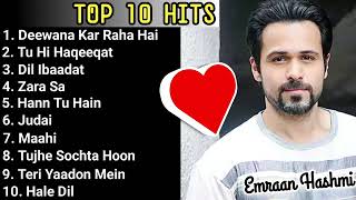 Emraan Hashmi romantic songs🎵Hindi bollywood romantic songs Best of Emraan Hashmi Top hits rewrite [upl. by Hgieleak274]