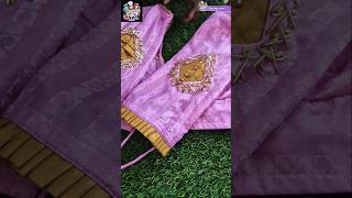 pink broochesblouse 👚 brooches saree fashion [upl. by Raffin697]