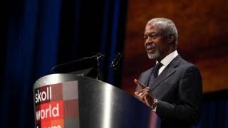 Kofi Annan  The Courage To Change  2013 Skoll World Forum Closing Remarks [upl. by Morry]