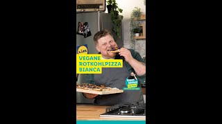 Vegan kochen mit Timo Vegane Rotkohlpizza Bianca [upl. by Safko553]