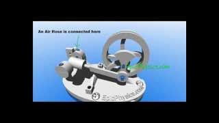 Steam Engine Animation  Wobbler Engine [upl. by Hsot]