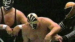 MIL MASCARAS TINIEBLAS Y RAYO DE J VS CANEK DR WAGNER Y EMILIO CH [upl. by Sicnarf]