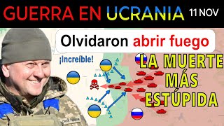 11 Nov Los rusos pierden 120 hombres en 1 minuto olvidaron usar la artillería  Guerra en Ucrania [upl. by Izogn]