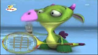 Draco El Dragon esta jugando badminton  Baby Tv Latino [upl. by Adnamahs]