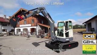 Terex TC 50 Minibagger DEMO  Lang Machinery [upl. by Stubbs]