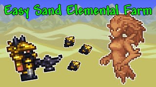 How To Easily Farm Sand Elementals  Terraria 1449 Master Mode [upl. by Yorgen496]