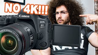 Canon EOS 6D Mark II Preview Its MISSING 4K [upl. by Kciremed]