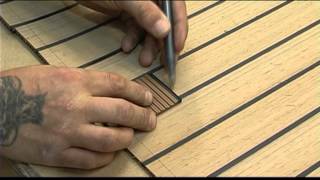 ISITEEK  DIY synthetic teak decking [upl. by Aliuqat541]