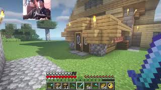 LIVE Minecraft Java Working on a gold factory and upgrading the village 036 [upl. by Theadora91]