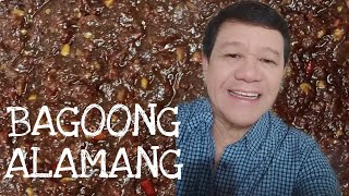 HOW TO COOK BAGOONG ALAMANG NAPAKASARAP PARTNER SA MANGGA AT KARE KARE [upl. by Otrebmuh]