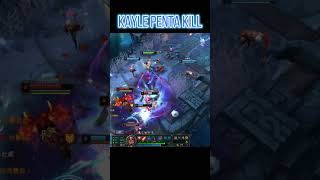 Kayle Pentakill highlights leagueoflegends lol shorts aram Kayle [upl. by Kiryt]