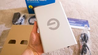 Unbox My GTechnology 10TB GDRIVE USB 30 Hard Drive [upl. by Obara]