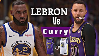 Lakers vs Warriors  Jacket Swap Lebron vs Curry  NBA 2K25 PS5 HDR 4K [upl. by Culbert]