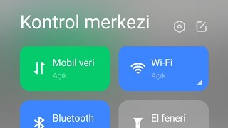 xiaomi bildirim paneli değiştirme kontrol yeni merkezi bilinmeyen özellikler iPhone bildirim çubuğu [upl. by Anaugal]