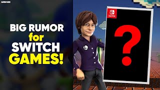 Nintendo Switch RUMOR Hits for New Games and Sakurai Speaks [upl. by Yraillih938]