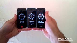 iPhone 5 5c 5s Compass Motion Sensor Problem [upl. by Sandor748]