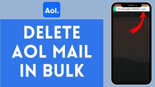 How to Delete AOL Mail in Bulk 2024  Remove AOL Mail in Bulk [upl. by Lleoj119]