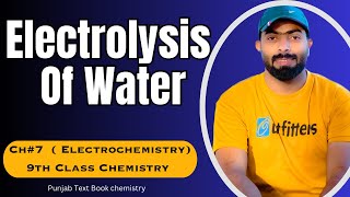 Electrolysis of water  Chemistry class 9 chapter 7 [upl. by Asirb]