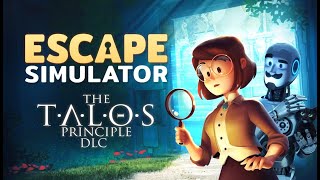 Escape Simulator  The Talos Principle DLC NL  Dutch Playthrough [upl. by Ayotyal710]