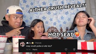 QampA MUKBANG MAY CRUSH NA SI ALTHEA 😍  Grae and Chloe [upl. by Strepphon]