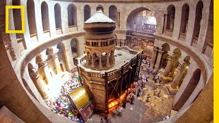 Experience the Tomb of Christ Like Never Before  National Geographic [upl. by Ellehsal]