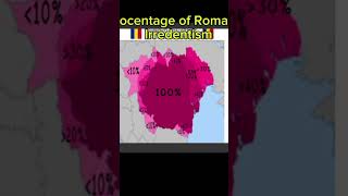 Procentage of Romanian Irredentism maps mapper romania [upl. by Prince]