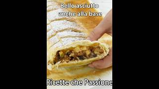 Strudel di mele con pasta sfoglia ricetta veloce con mele e noci  Ricette che Passione [upl. by Ahsier]