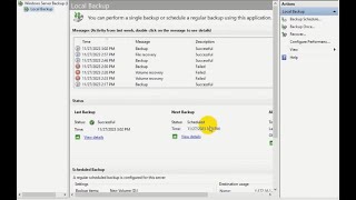 How to create schedule backup amp restore file in windows server from network share location [upl. by Cad275]