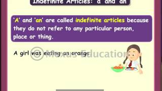 Definite and Indefinite Articles  English Grammar  iken  ikenedu  ikenApp [upl. by Assetan]