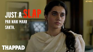 JUST A SLAP par nahi maar sakta  Taapsee Pannu  Anubhav Sinha  Thappad [upl. by Selima17]