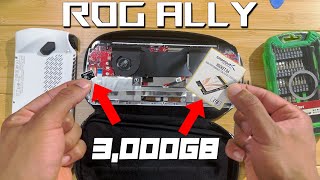 ROG Ally 2Tb SSD Replacement  3Tb Upgrade [upl. by Eelaroc999]