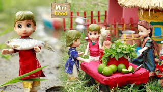 Miniature Pudina Rasam Cooking  Tiny Cooking  Mini Food Cooking [upl. by Lafleur]