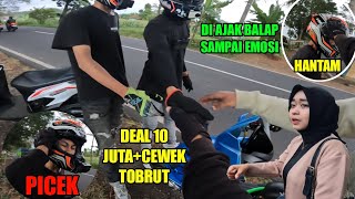 10 JUTA  MOTOR DAN DEWI APAKAH BEAT NYONYA AKAN MENANG ⁉️ HAMPIR RlBUT DIJALAN [upl. by Hayott]